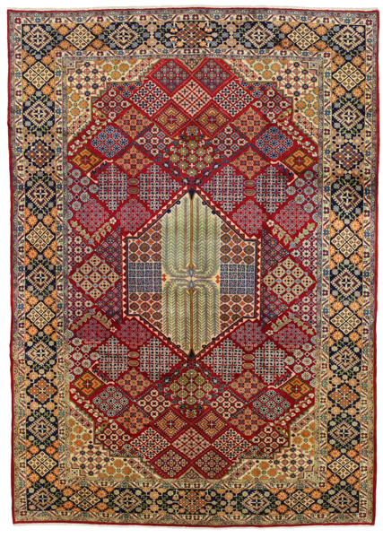 Kerman - Mashad Персийски връзван килим 410x293