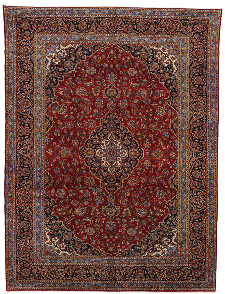 Kashan Персийски връзван килим 389x294