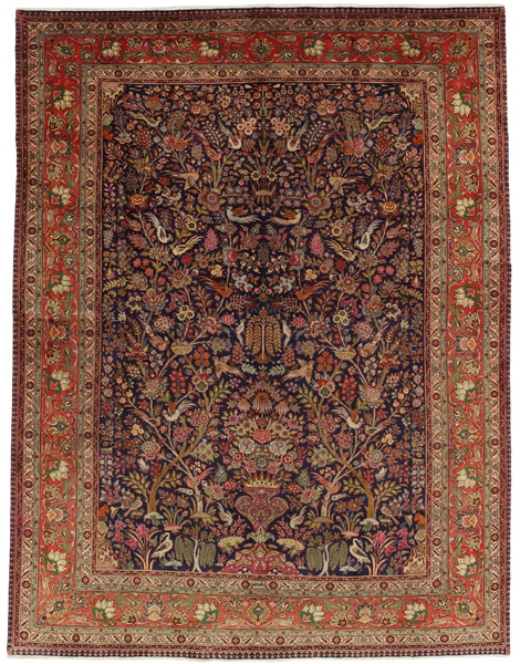 Kerman - Lavar Персийски връзван килим 377x284