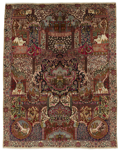 Kashmar - Mashad Персийски връзван килим 371x290