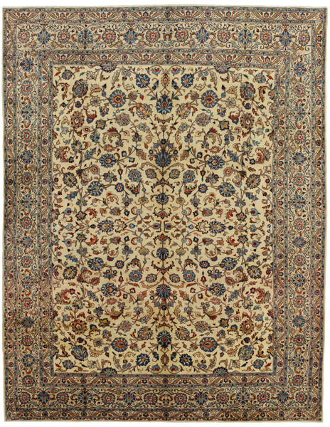 Kashan Персийски връзван килим 386x298