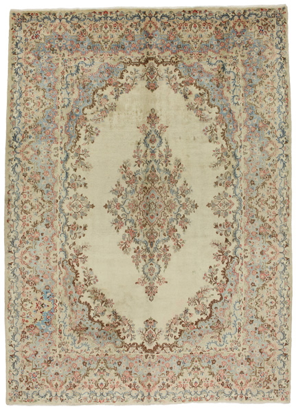 Kerman - Antique Персийски връзван килим 380x272