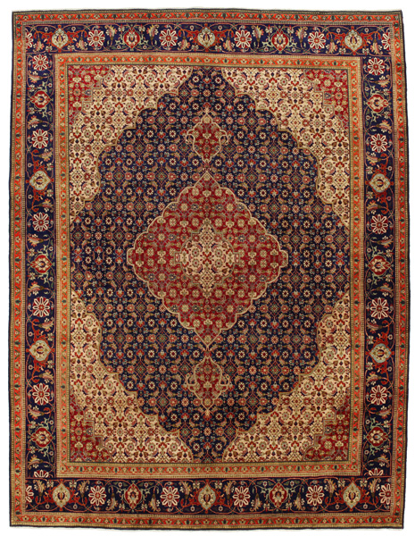Bijar - old Персийски връзван килим 396x302