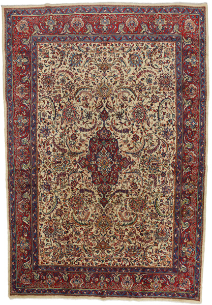 Isfahan Персийски връзван килим 385x260