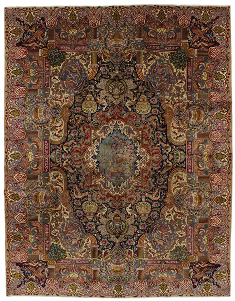 Kashmar - old Персийски връзван килим 393x306