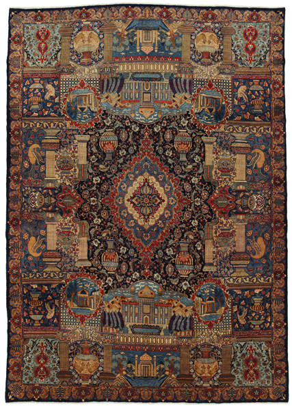 Kashmar - Khorasan Персийски връзван килим 400x288
