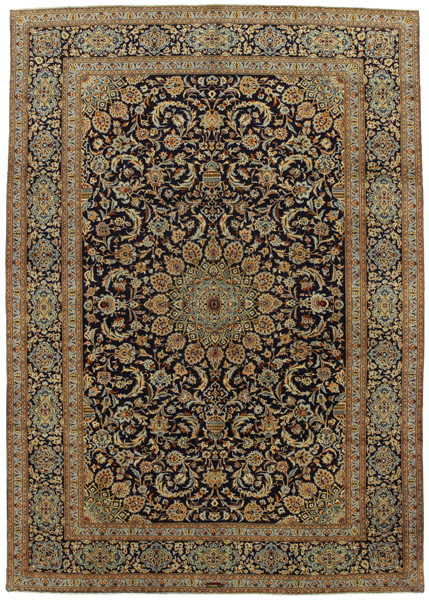 Kashan Персийски връзван килим 412x292