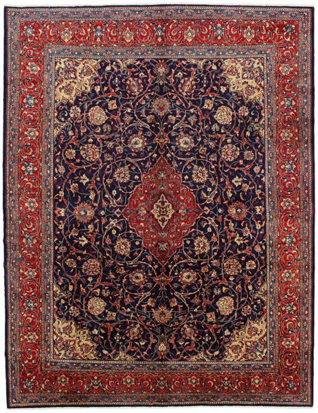 Jozan - Sarouk Персийски връзван килим 396x303