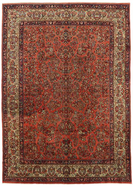 Jozan - Sarouk Персийски връзван килим 394x294