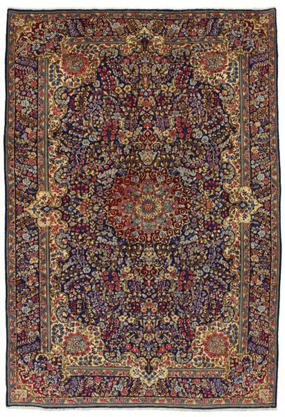 Kerman - Lavar Персийски връзван килим 306x206