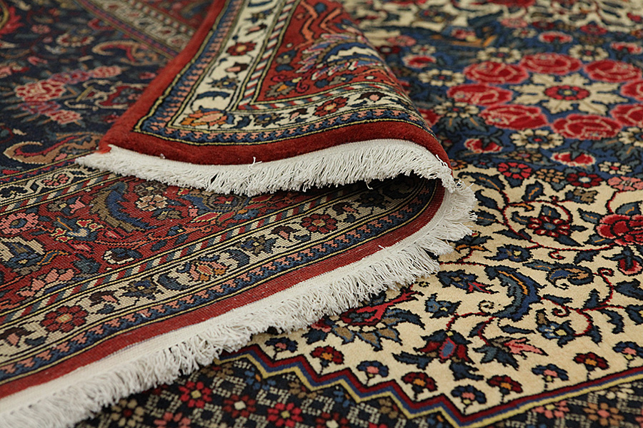 Tabriz Персийски връзван килим 295x221 - Снимка 4