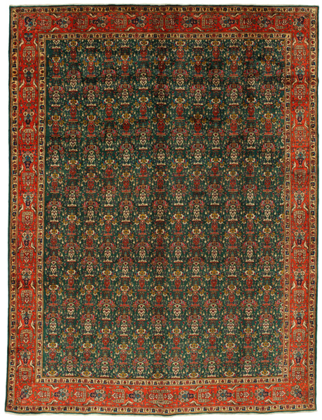 Tabriz Персийски връзван килим 398x296