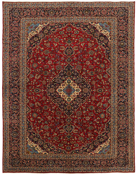 Kashan Персийски връзван килим 393x300