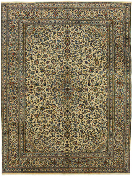 Kashan Персийски връзван килим 394x298