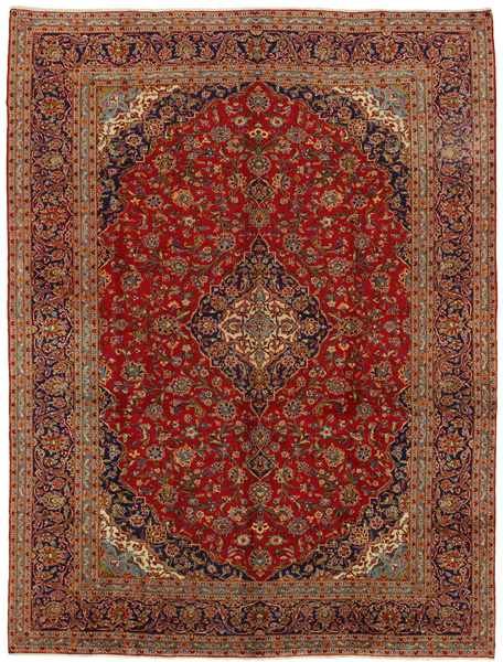Kashan Персийски връзван килим 392x301