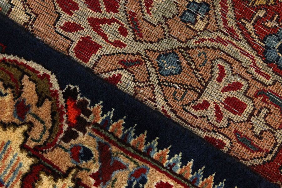 Kashmar - Mashad Персийски връзван килим 387x290 - Снимка 5
