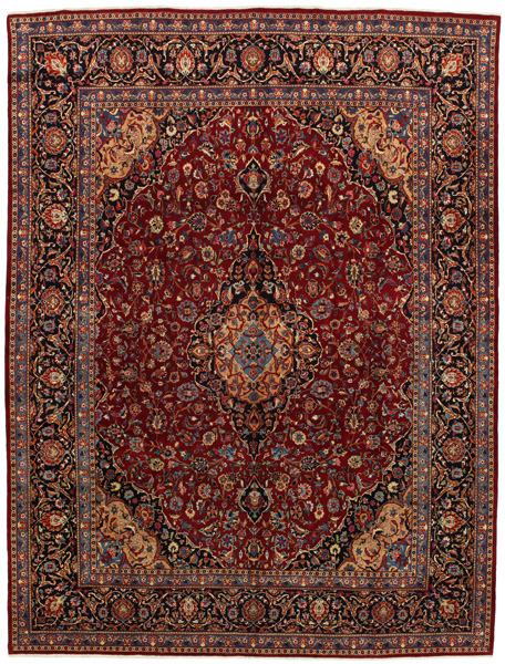 Kashan Персийски връзван килим 392x302