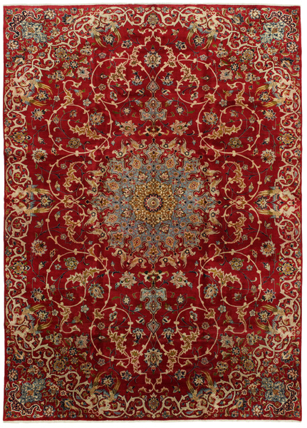 Isfahan Персийски връзван килим 409x285