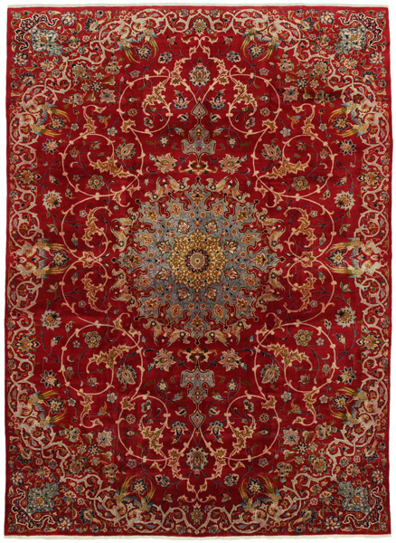 Isfahan Персийски връзван килим 406x288