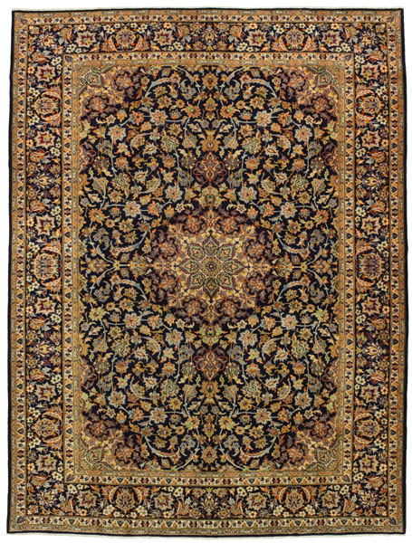 Bakhtiari Персийски връзван килим 400x307