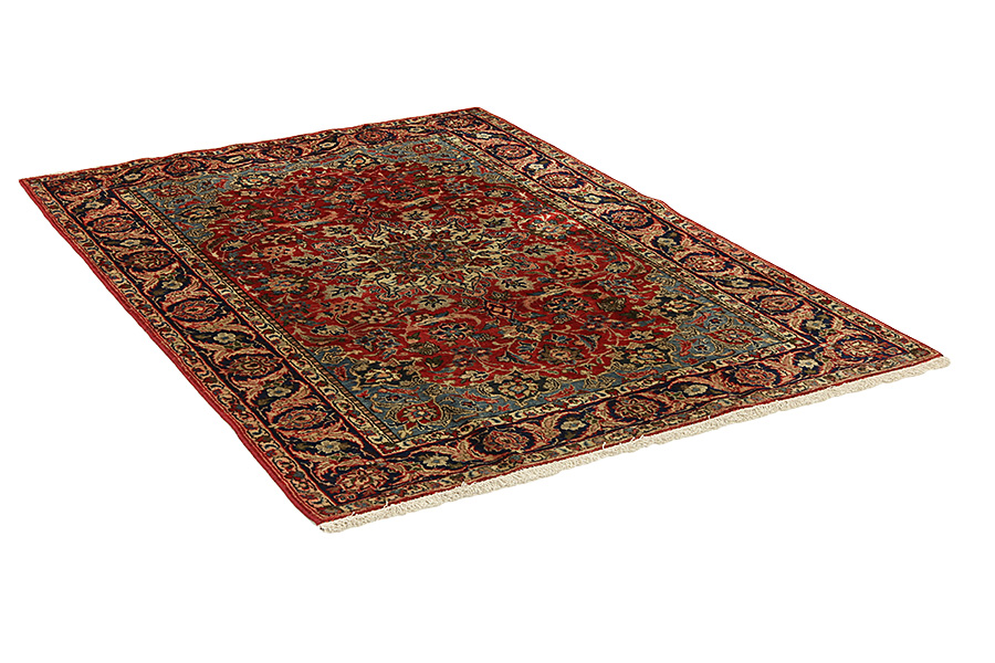 Sarouk - Farahan Персийски връзван килим 205x147 - Снимка 1