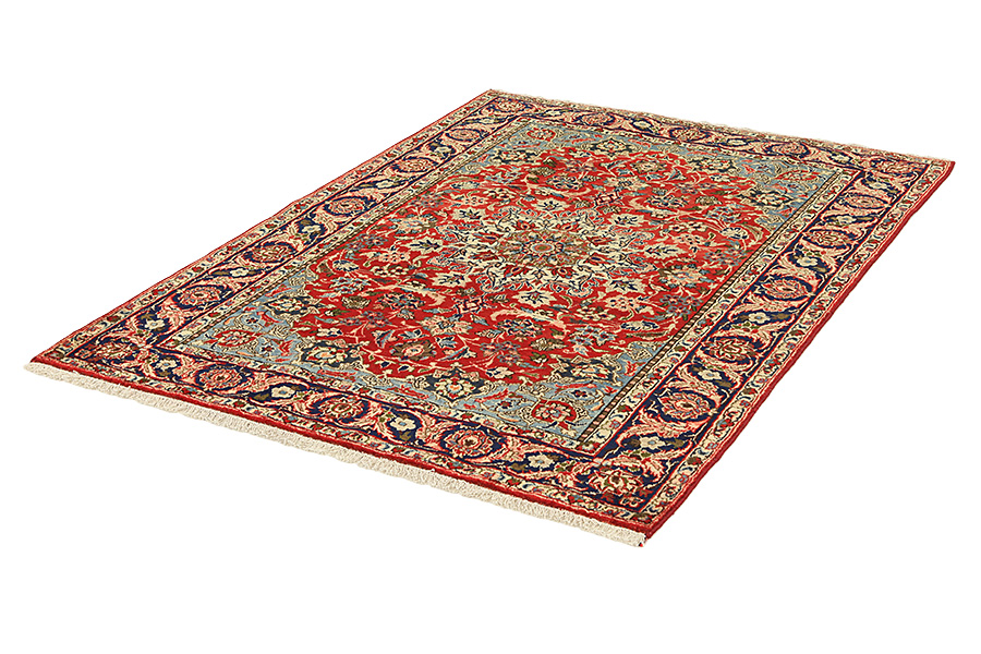 Sarouk - Farahan Персийски връзван килим 205x147 - Снимка 2