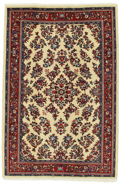 Jozan - Sarouk Персийски връзван килим 204x135