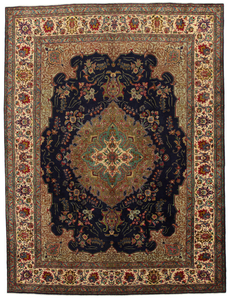Tabriz Персийски връзван килим 400x294