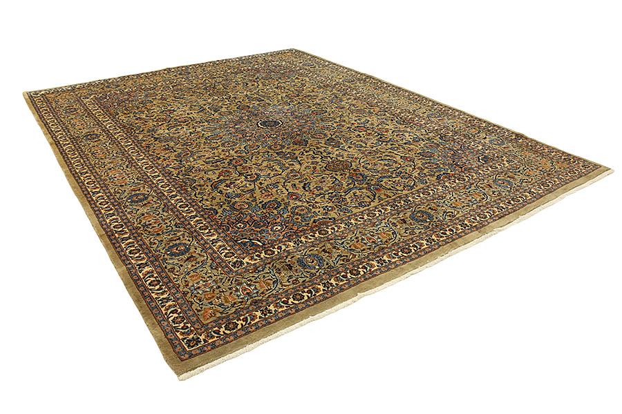 Tabriz Персийски връзван килим 388x300 - Снимка 1
