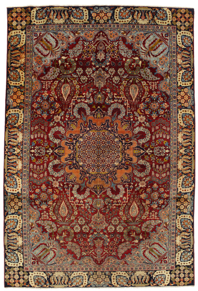 Jozan - Sarouk Персийски връзван килим 370x252