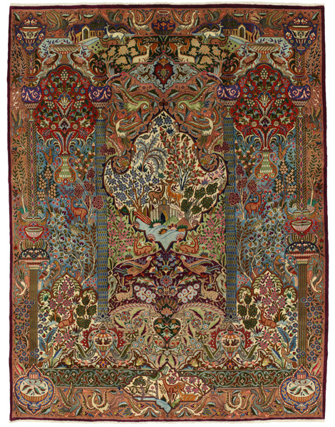 Kashmar - Mashad Персийски връзван килим 390x294