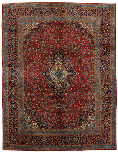 Kashan Персийски връзван килим 395x300