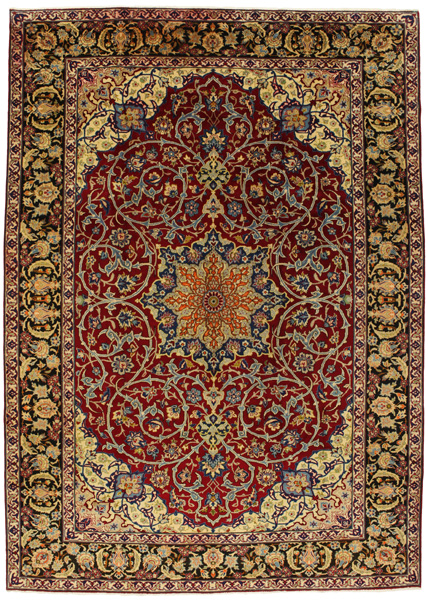 Tabriz Персийски връзван килим 366x261