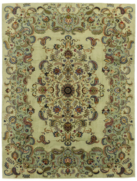 Tabriz Персийски връзван килим 392x298