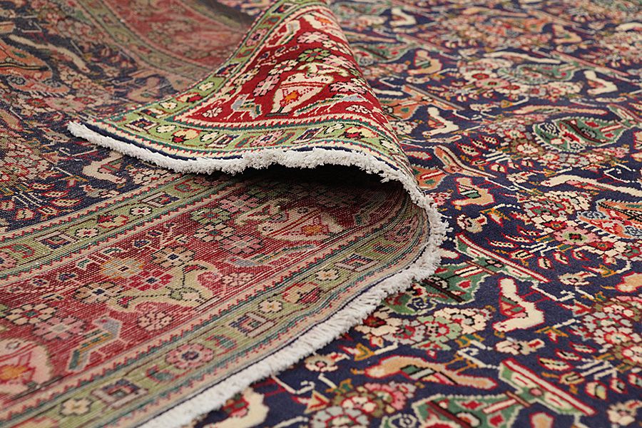 Tabriz - old Персийски връзван килим 322x253 - Снимка 4