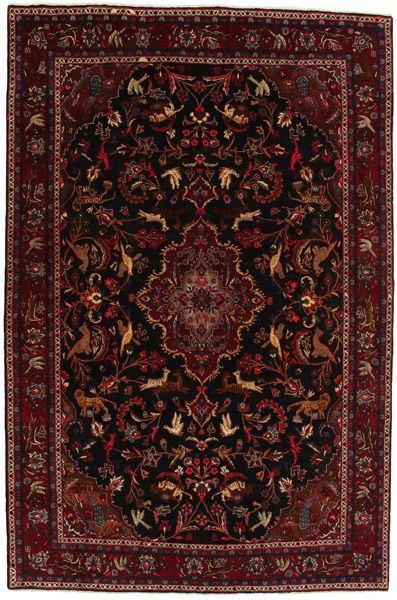Bijar - old Персийски връзван килим 303x200