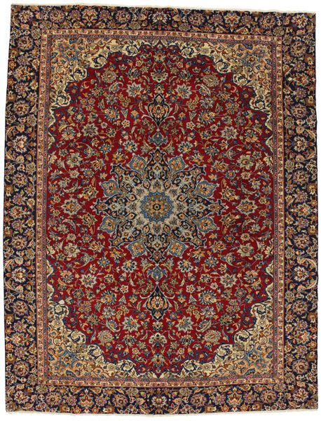 Isfahan Персийски връзван килим 354x273