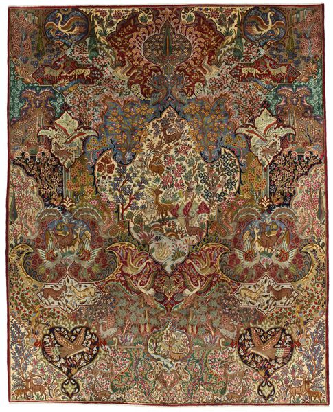 Kashmar - Mashad Персийски връзван килим 384x292