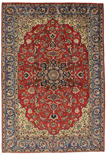 Isfahan Персийски връзван килим 300x207
