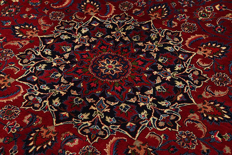 Jozan - Sarouk Персийски връзван килим 298x293 - Снимка 8