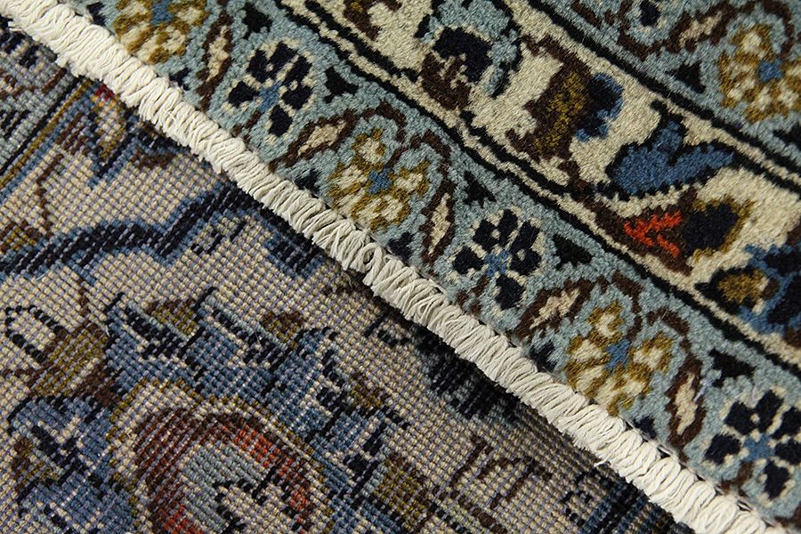 Kashan Персийски връзван килим 371x242 - Снимка 5