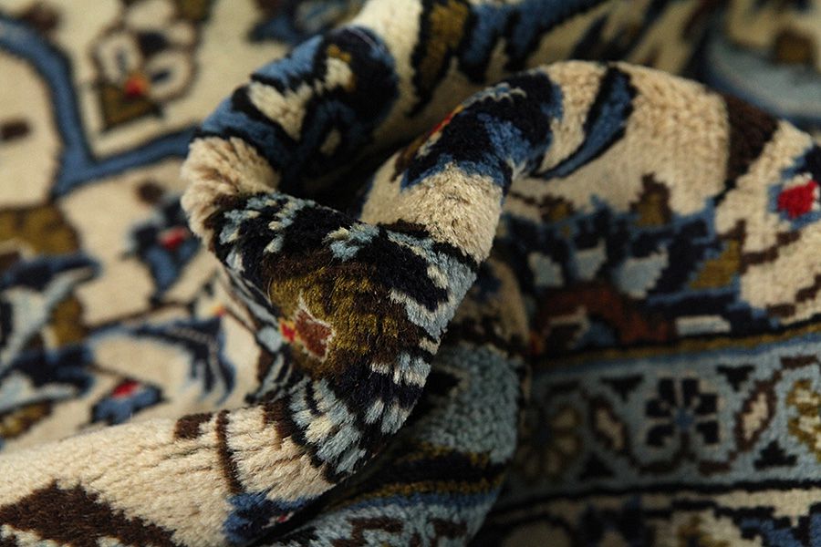Kashan Персийски връзван килим 371x242 - Снимка 6