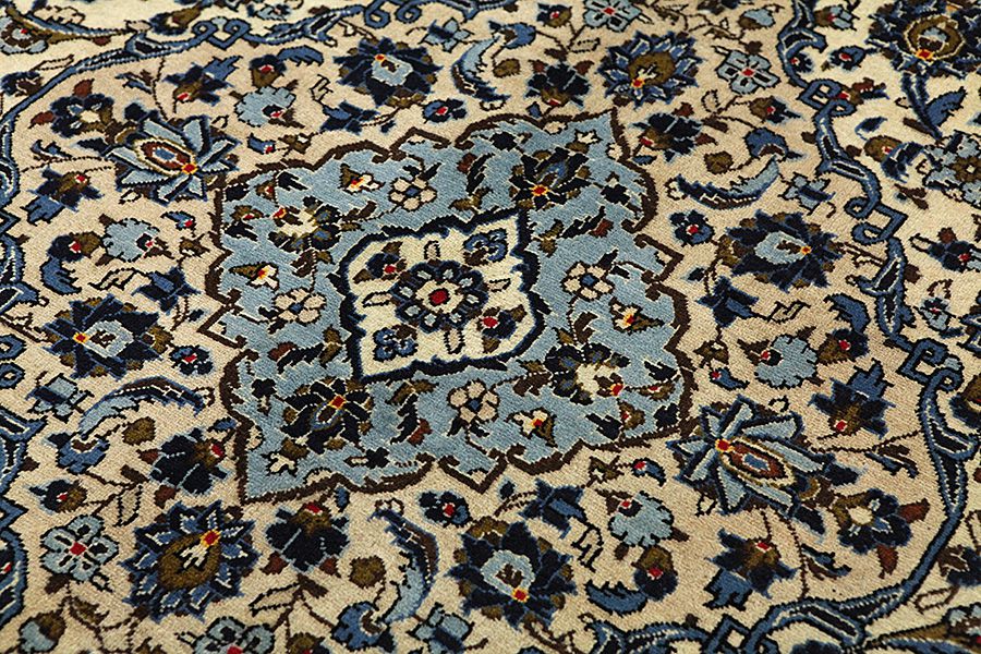Kashan Персийски връзван килим 371x242 - Снимка 8