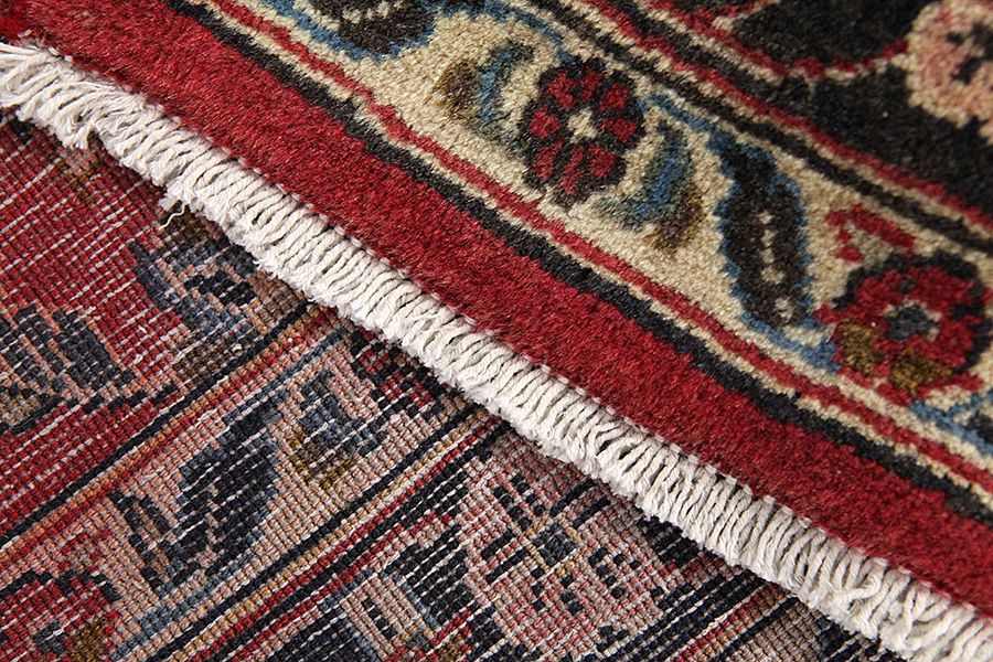 Farahan - Sarouk Персийски връзван килим 422x100 - Снимка 5