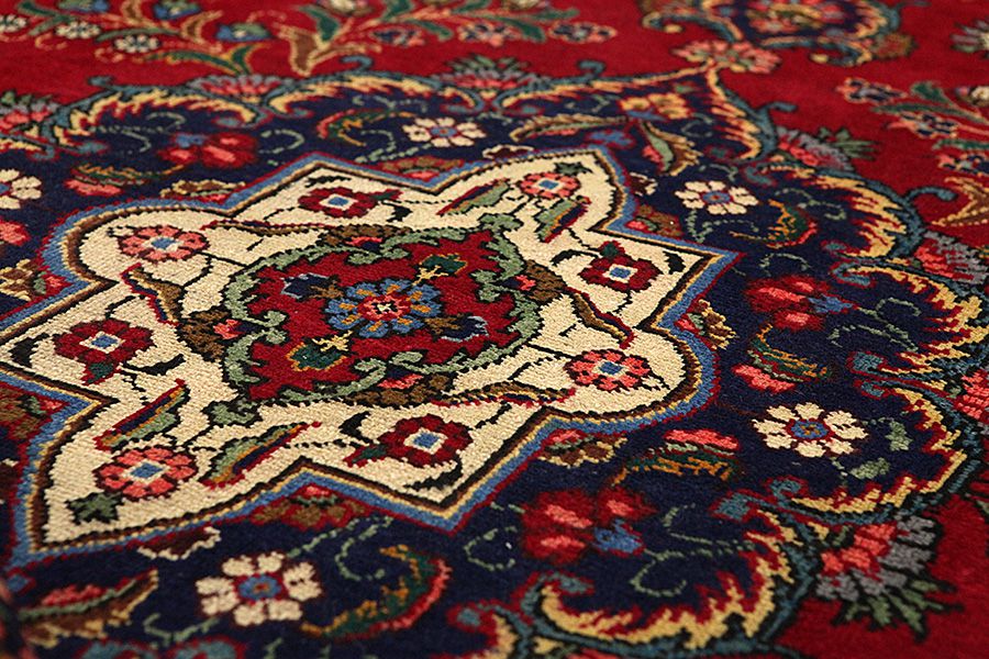 Jozan - Sarouk Персийски връзван килим 300x205 - Снимка 8