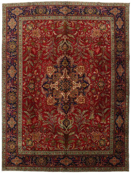 Tabriz Персийски връзван килим 386x298