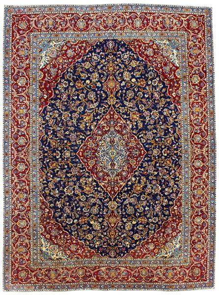 Kashan Персийски връзван килим 396x295