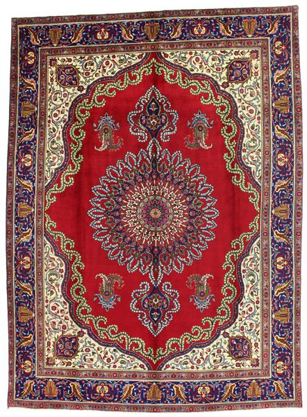 Tabriz Персийски връзван килим 398x289