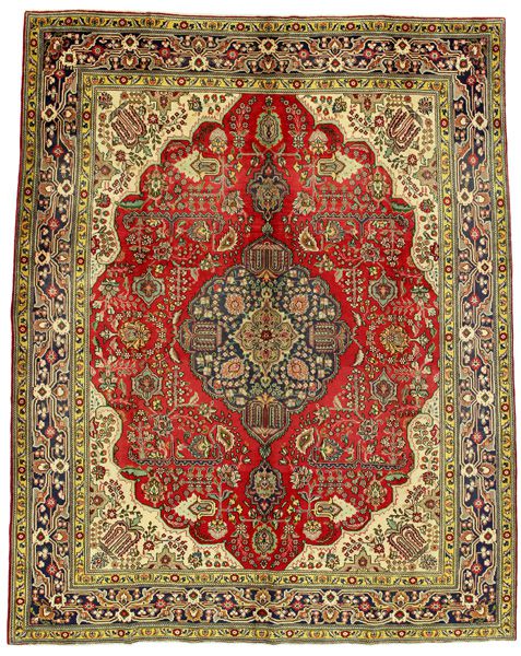 Tabriz Персийски връзван килим 373x297