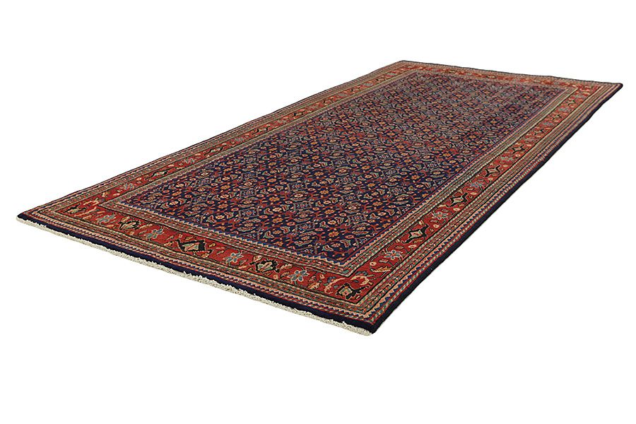 Borchalou - Hamadan Персийски връзван килим 336x160 - Снимка 2